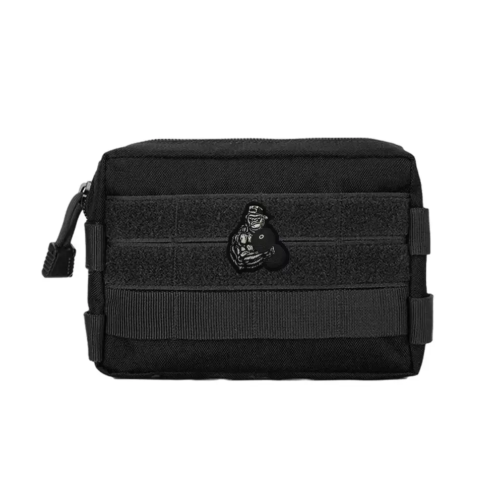 Fitness Gorilla Embroidered Velcro Patch