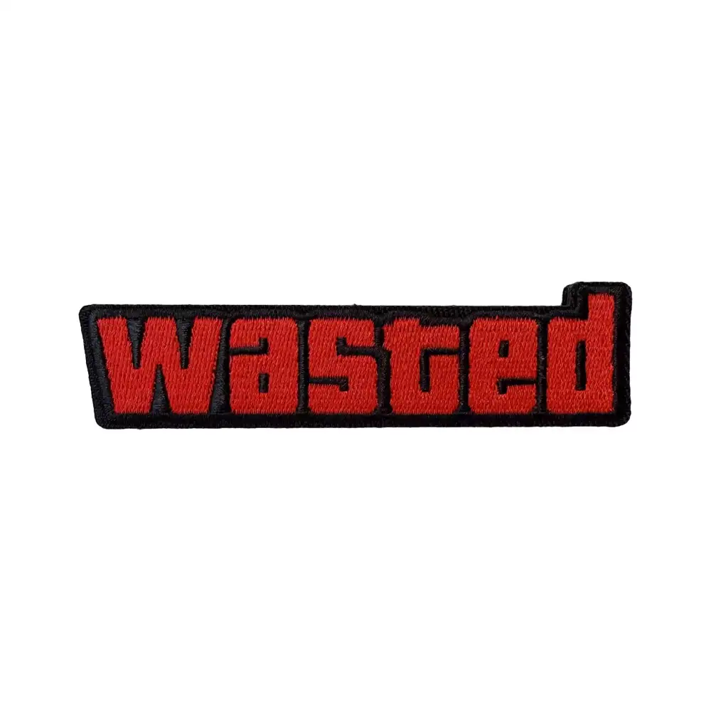 GTA WASTED Game Meme Tactical Velcro Badge