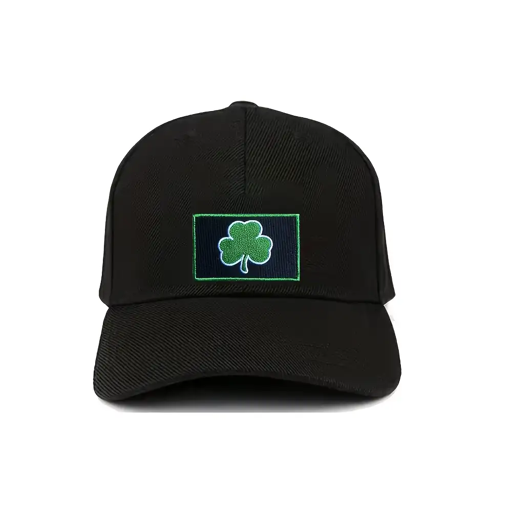 St. Patrick's Day Shamrock Embroidered Velcro Patch