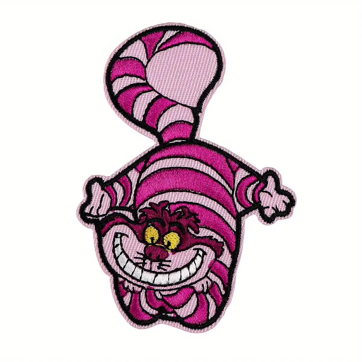 Alice in Wonderland Cheshire Cat Embroidered Iron-On Patch