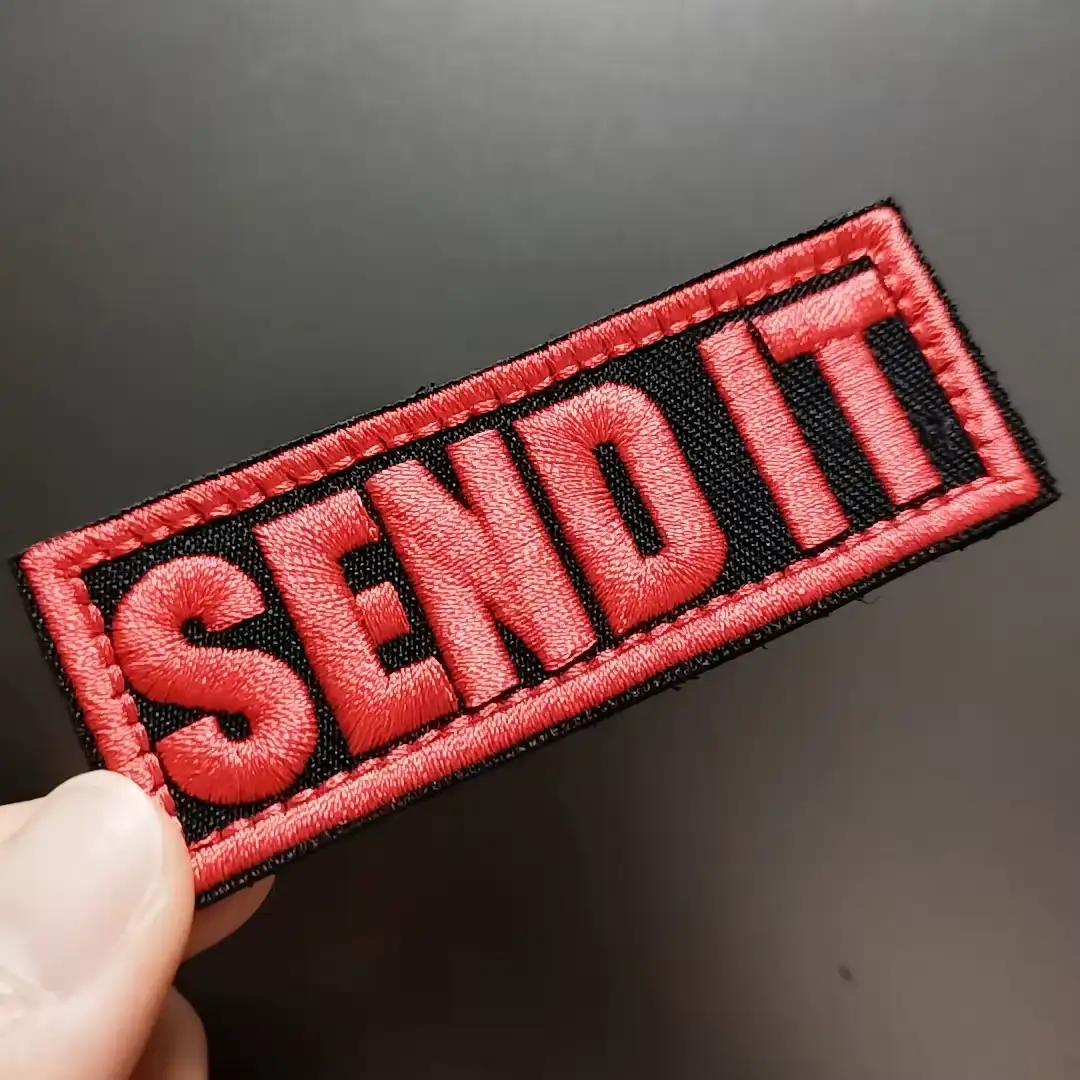 Send It Embroidered Hook-and-Loop Tactical Cloth Patch