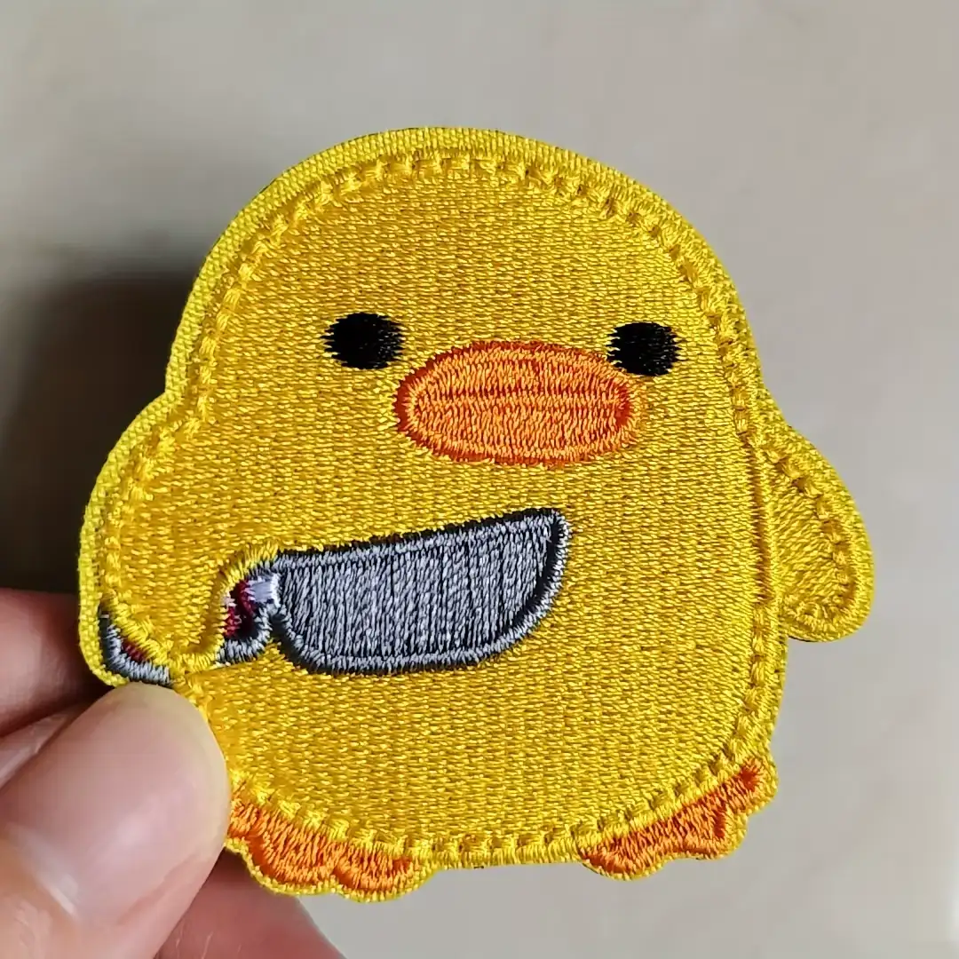 Yellow Chick Velcro Badge