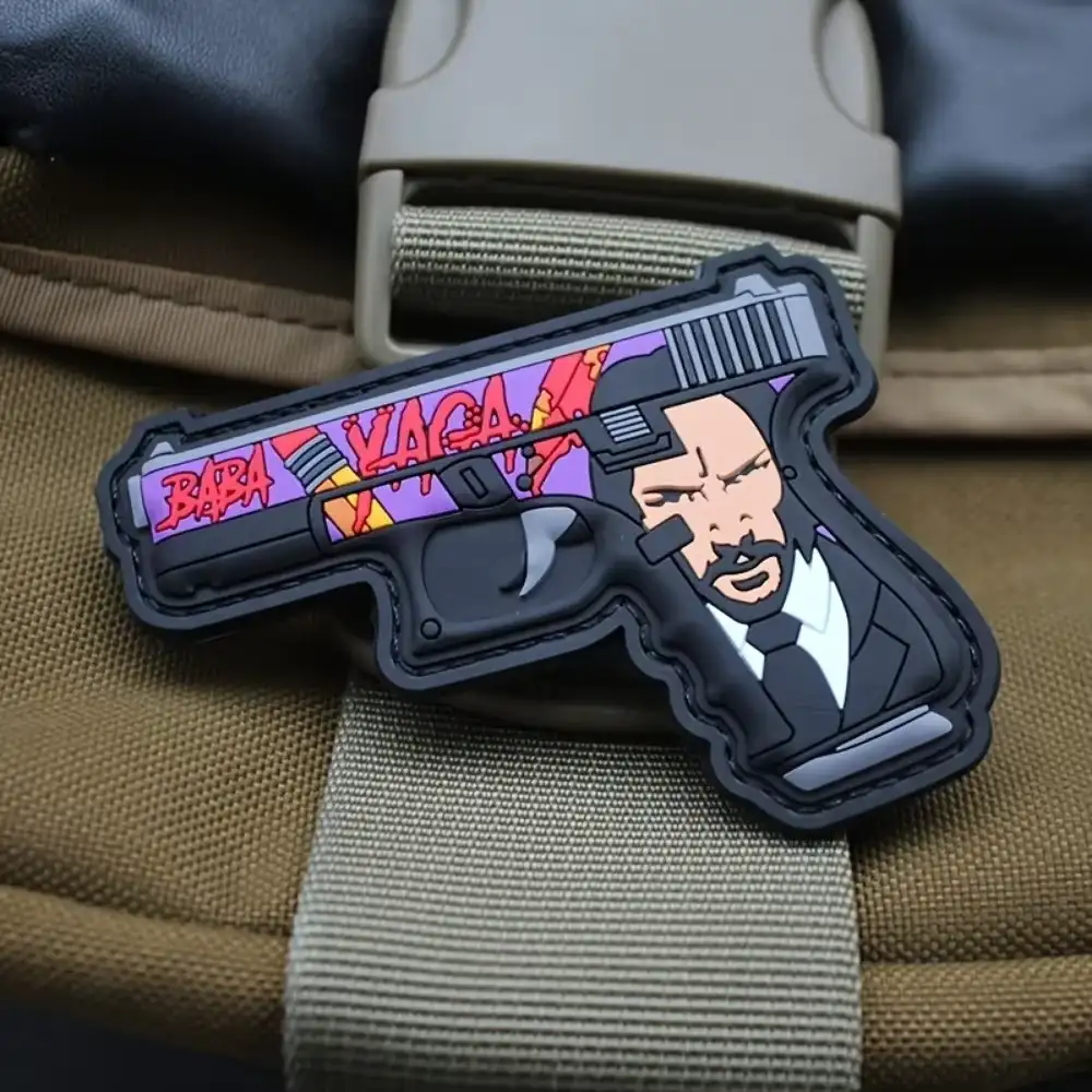 Babayaga Gun Pattern 3D PVC Velcro Patch