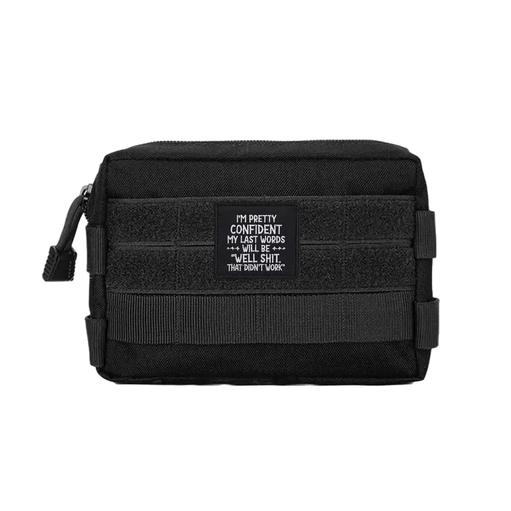 'That Didn't Work' Funny Velcro Cloth Patch