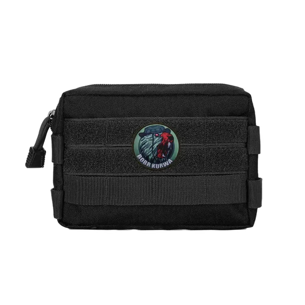 BOBR KURWA Tactical Embroidered Velcro Patch