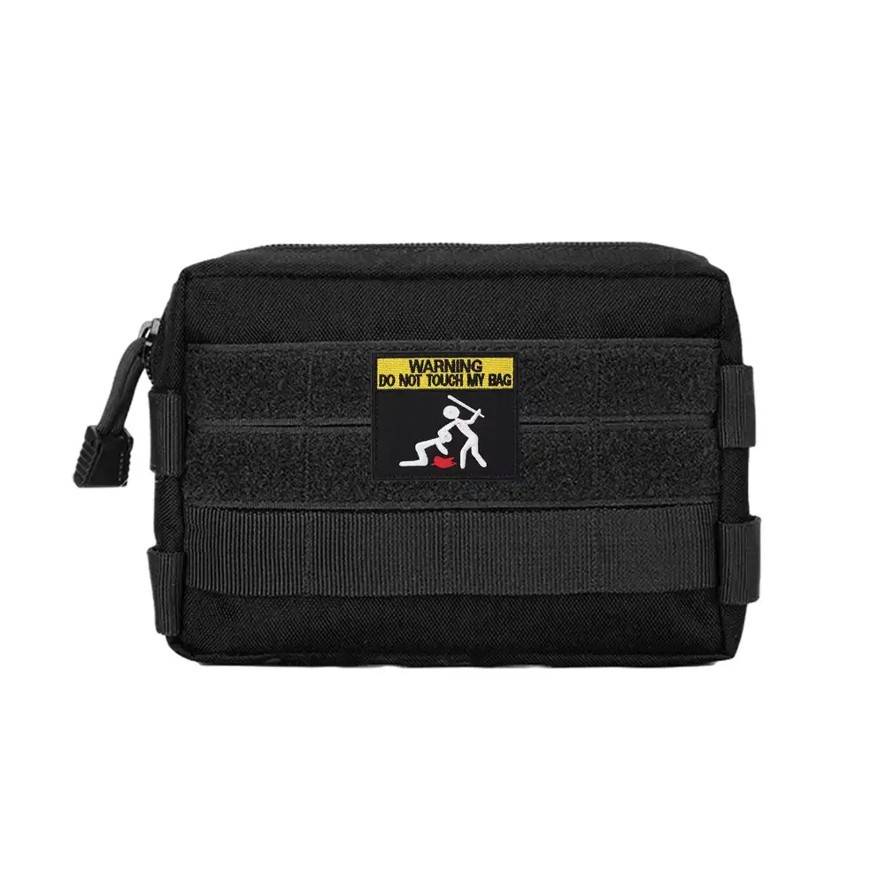 Don't Touch My Bag Embroidered Velcro Patch