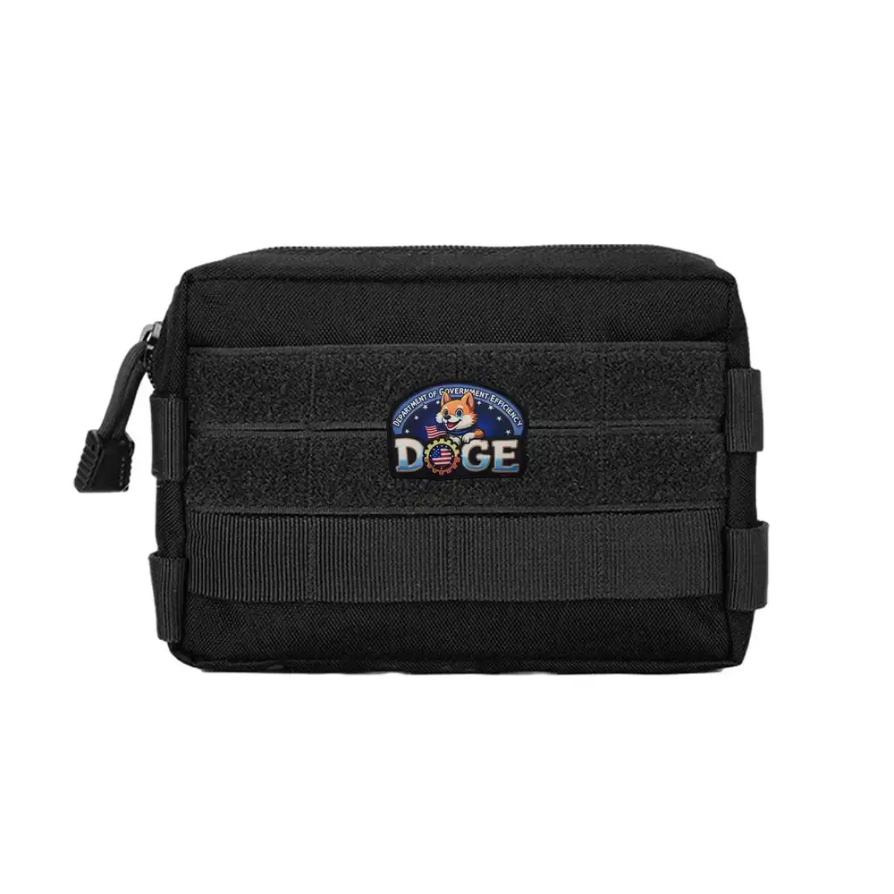 Elon Musk-themed tactical embroidered hook-and-loop patch